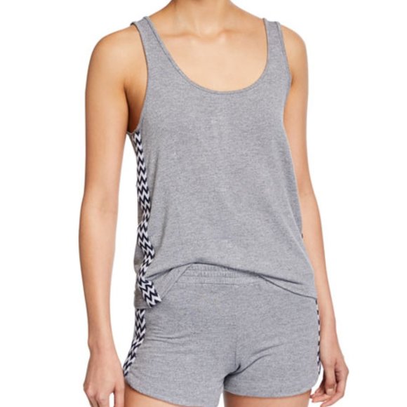 Anthropologie Tops - Anthro MONROW Zig-Zag Gray Basic Tank